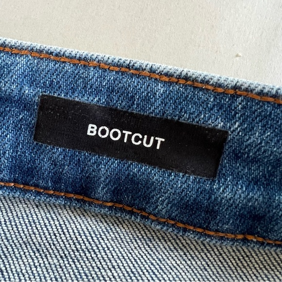 Judy Blue Boot Cut Jeans Womens Size 2XL/3XL Blue 5 Pocket High Rise Raw Hem - Picture 6 of 11